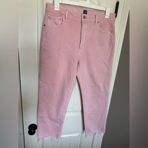 GAP cheekiest straight pink denim jeans